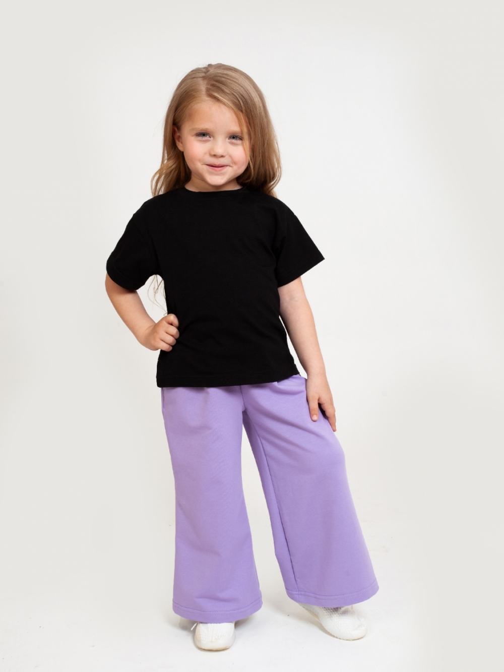 324-Ч. Футболка детская, черная, хлопок 95% кулирка, 5% лайкра, размеры 122,128,134,140